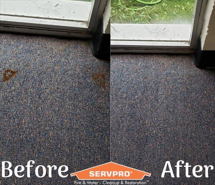 Carpet before and after cleaning services